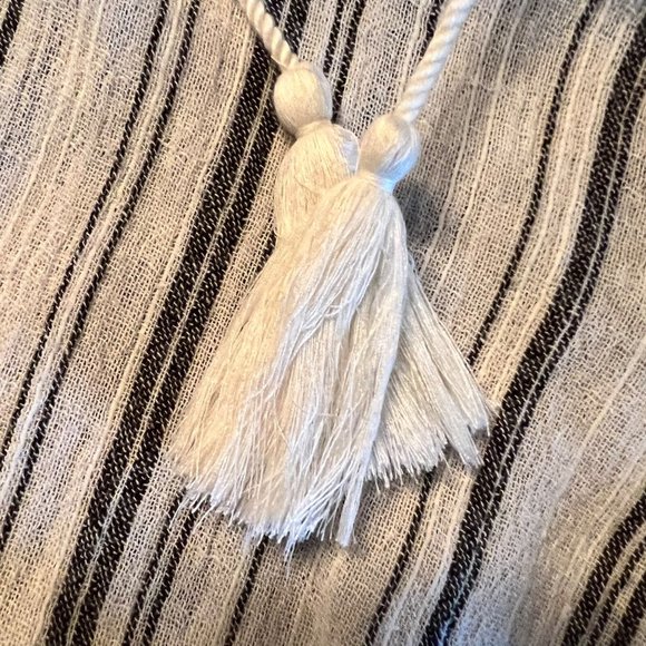 Billabong Grey Stripe Tunic/Coverup M - Picture 11 of 13